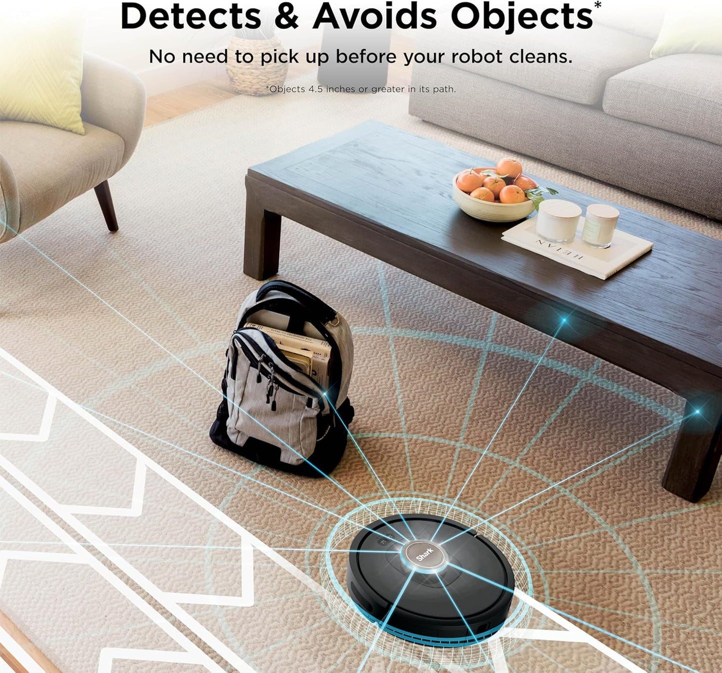 Shark AV2501AE AI Robot Vacuum - XL HEPA Self-Empty Base, LIDAR Navigation, Wi-Fi & Alexa Compatible - Black