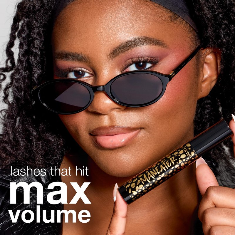 tarte maneater mascara – Extreme Curl, Instant Volume & Length, 16HR Ultra-Creamy Longwear Eye Makeup, Cruelty-Free, full size, black