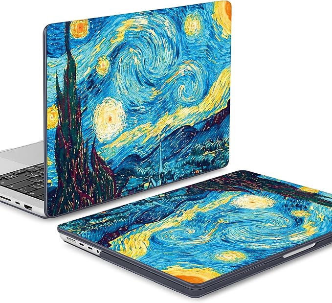 Mektron Case for 2026 M5 MacBook Pro 16 inch A3429 A3428 M4 A3403 A3186 M3 A2991 M2 A2780 M1 A2485 (2021-2025) Pro/Max with Liquid Retina XDR, Hard Shell Plastic Laptop Cover, Abstract Starry Sky