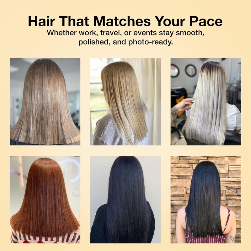 GK HAIR The Best Smoothing Keratin Professional Treatment for Silky Smooth & Frizz-Free Hair Temporary Straightening Long Lasting Shine -10.1 Fl Oz
