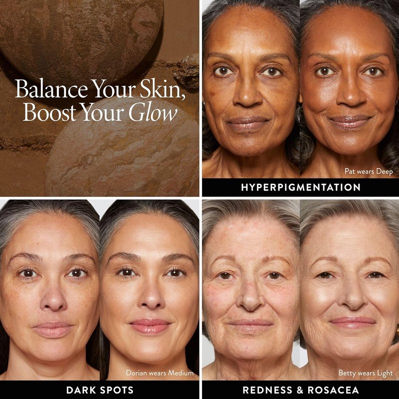 Baked Balance-N-Glow Illuminating Foundation - Light | Buildable Sheer to Light Coverage, Satin Finish