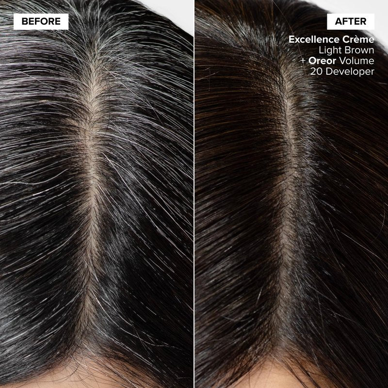 L'Oréal Technique Excellence Crème Permanent Hair Color - Long-Lasting Hair Dye, Rich Formula With No-Drip Application, Superb Gray Coverage, Extra Ash Blond