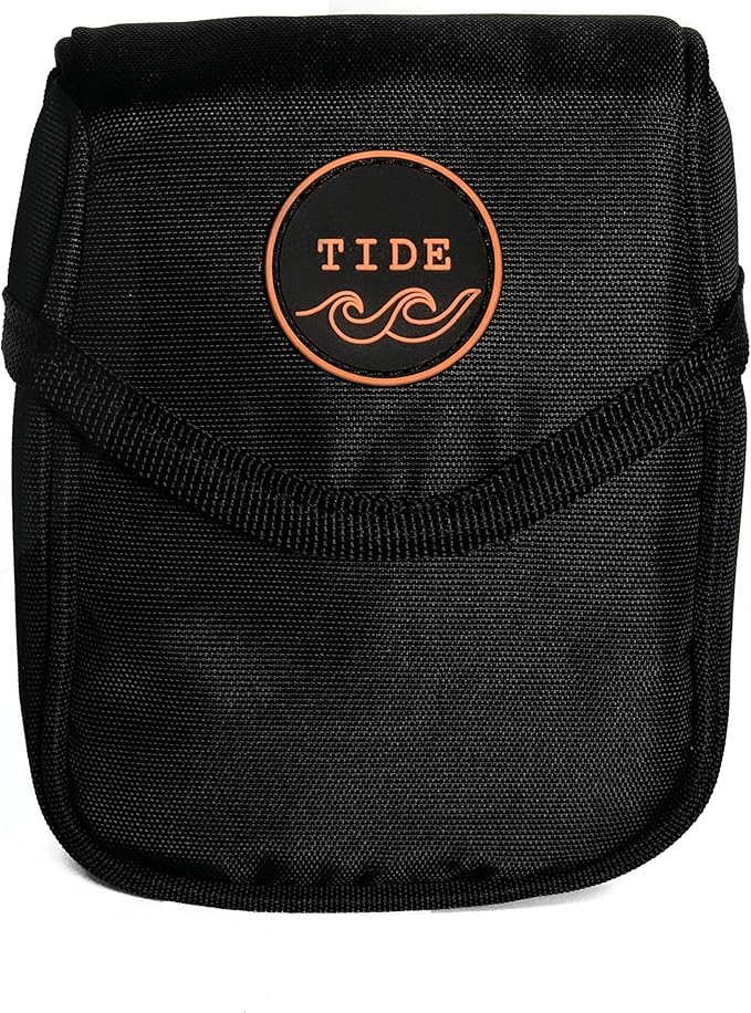 Tide Optics Lens Filter Pouch | Holds 5 Filters Up to 86mm | Water & Dust Resistant Durable Protective Case with Removable Inner Lining