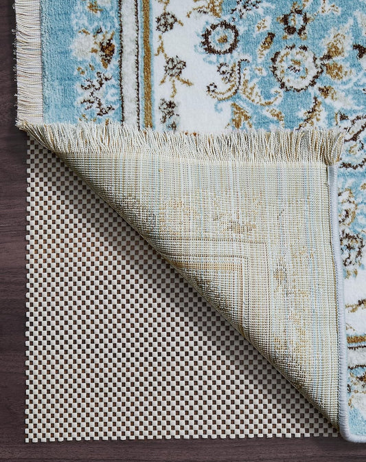 Veken Rug Pad Gripper - Non-Slip Thick Mat for Hardwood & Tile Floors | 10x14 Ft Anti-Skid Design