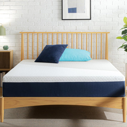 ZINUS 10 Inch Queen Hybrid Mattress - Cooling Comfort, Medium Firm, Fiberglass Free, Motion Isolation