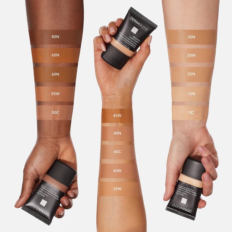Dermablend Smooth Liquid Foundation with SPF 25, 40W Sienna, 1 Fl. Oz.