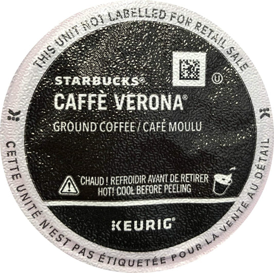 Starbucks Caffe Verona Dark Roast Coffee K-Cups - 96 Count for Keurig Brewers