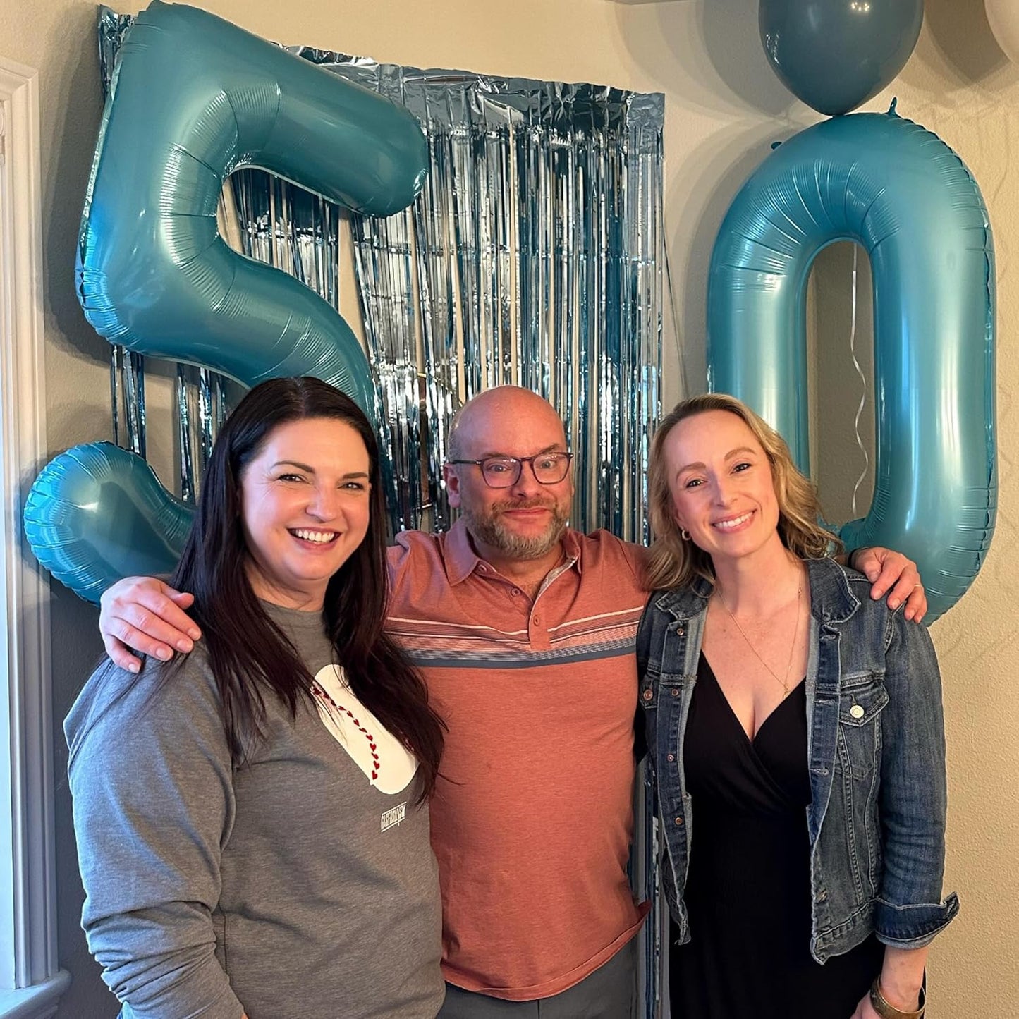 Pearlescent Blue Number 9 Balloon - 40 Inch Giant Birthday Decoration for Boys & Girls