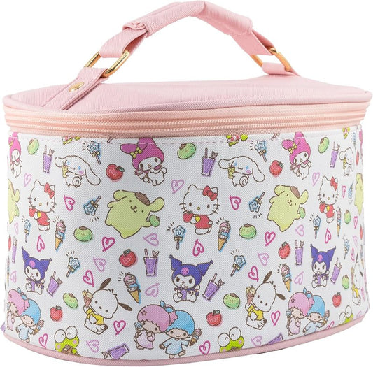 Hello Kitty Makeup Bag - Cute Travel Toiletry Organizer for Women & Girls | Ideal for Kids, Stylish Cosmetic Case