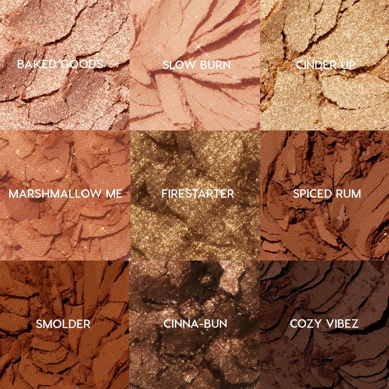 ColourPop Eyeshadow Palette - Eye Makeup Palette with Matte, Metallic, Matte Sparkle & Glitter Finishes - High-Pigment Eye Makeup with a Long-Wearing Formula - Feelin' Toasty (0.3 oz)