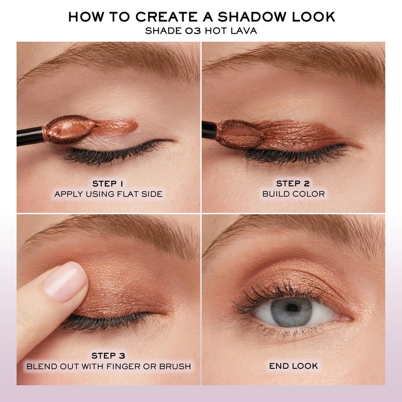 Lancôme Idôle Tint Long Wear Liquid Eyeshadow & Eyeliner - Multi-Use Eye Makeup in Shimmery & Matte Finishes - Buildable Color & Up to 16H of Wear - 10 Lavander Latte: Irridescent Lavender