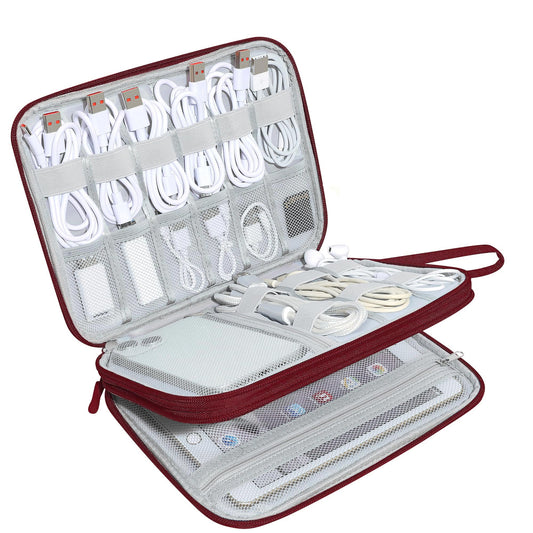 CILLA Electronics Organizer Travel, Travel Cord Organizer Case, Compact Electronics Accessories Bag for Cable, Cord, Charger, Phone