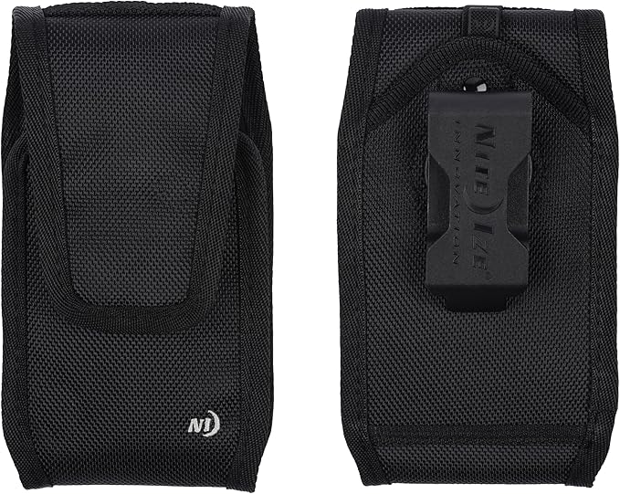 Nite Ize Clip Case Cargo Universal Rugged Holster - Belt Clip Phone Case for Easy Access - Heavy Duty & Protective - Multi-Purpose - Durable Design - Vertical, XL