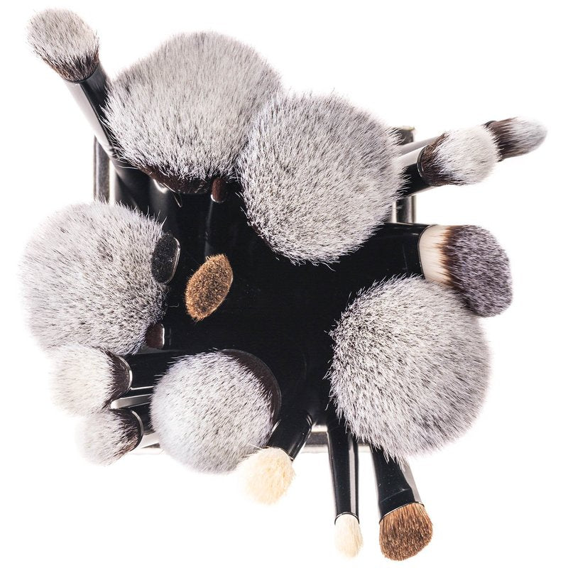 SHANY Makeup Brushes Artisan Easel Elite Cosmetics Make up Brush Set, Complete Kabuki Makeup Brush Set - Old Packaging