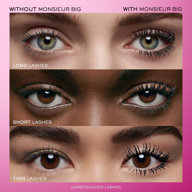 Lancôme Monsieur Big & Le Crayon Khôl Gift Set- Volumizing Mascara for up to 12x More Volume & 24H Wear - False Lash Effect - Black