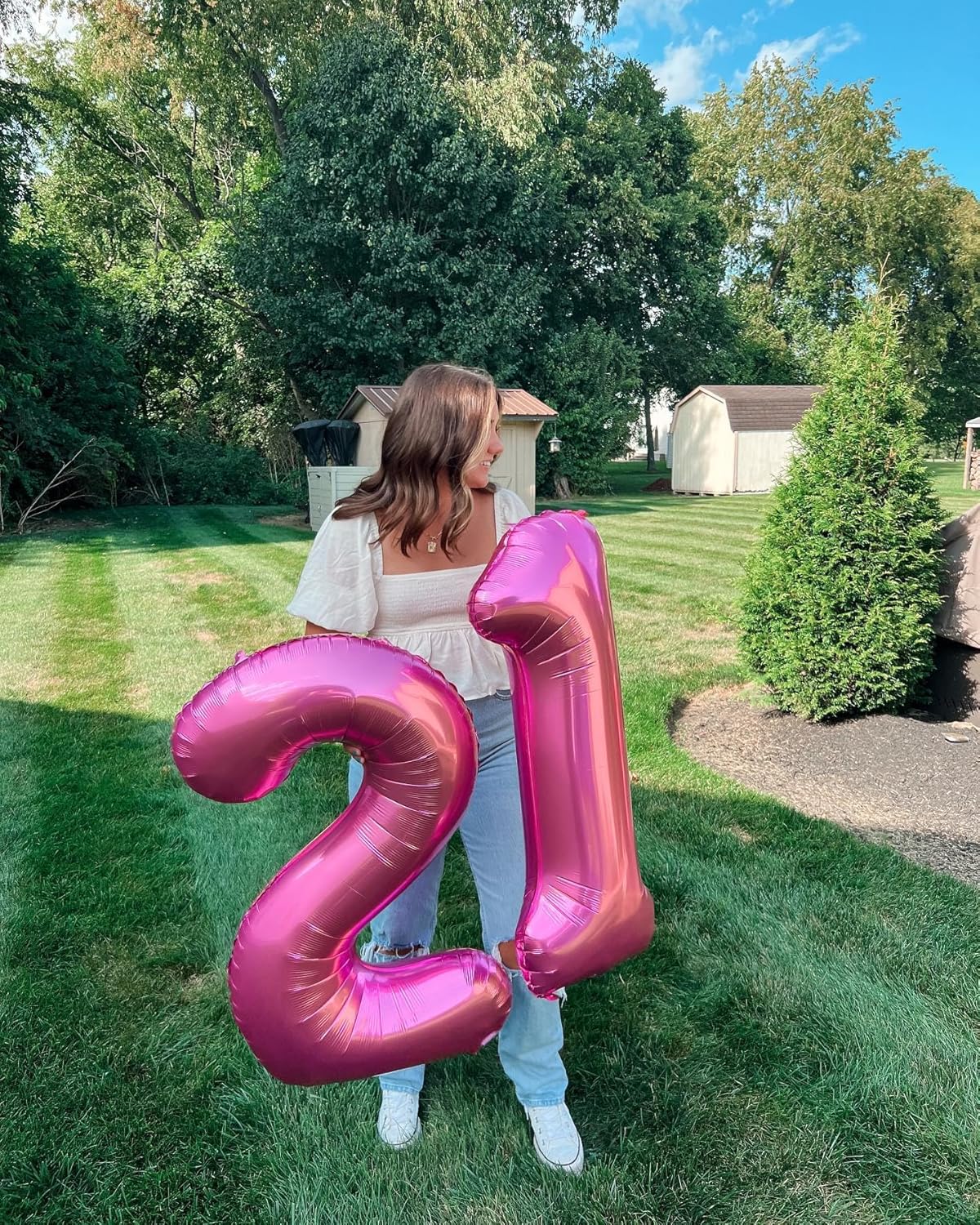 Pink 9 Balloon | 40-Inch Giant Number Balloon for 9th Birthday Decorations & Parties
