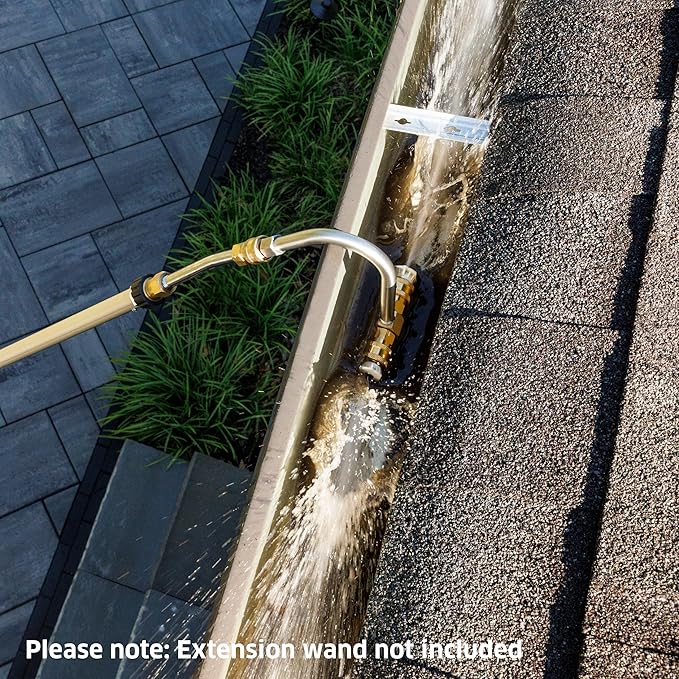 KÃ¤rcher Gutter Cleaner Kit, Maximum 3,500 PSI for Effective Cleaning of Gutters with Pressure Washers, Includes Five Nozzles, and Nozzle Holder