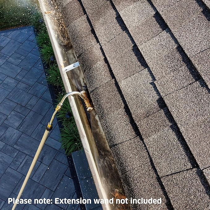 KÃ¤rcher Gutter Cleaner Kit, Maximum 3,500 PSI for Effective Cleaning of Gutters with Pressure Washers, Includes Five Nozzles, and Nozzle Holder